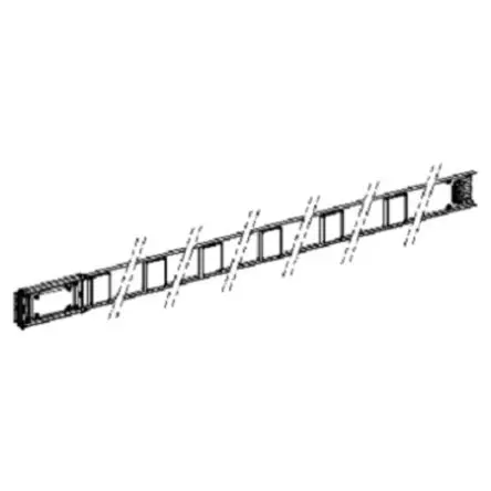 Produktfoto 1 von Schneider Electric Canalis Typ Gerade Sammelschienenverteiler 63A L. 3 m 6-Tap-Off-Ausgänge