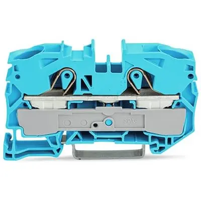 Produktfoto 1 von WAGO TOPJOB S Anschlussklemmenblock DIN-Schiene 1 Blau, 16mm², 800V Zugfederklemme ATEX, EAC Ex, IECEx
