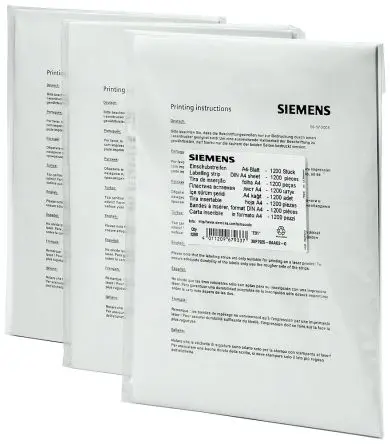 Produktfoto 1 von Siemens SIRIUS Beschriftungsstreifen Beschriftungsstreifen für Drucktasten des Bedientableaus 3UF721
