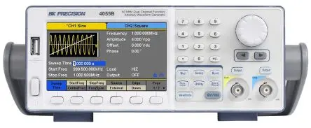 Produktfoto 1 von BK Precision 4055 Arbiträr-Funktionsgenerator mit TFT-LCD 50 MHz 2, 1 Hz, USB, GPIB, ISO-kalibriert