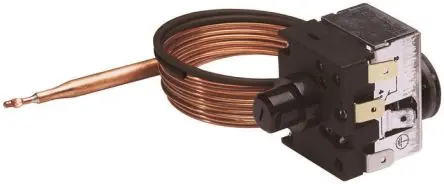 Jumo Kapillargefäß Thermostat/80 °C Schnappschalter 1 Schließer/1 Öffner Wandmontage