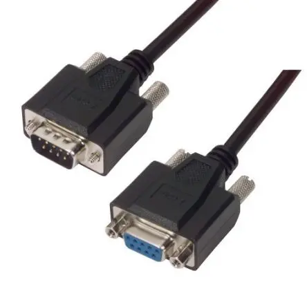 Produktfoto 1 von L-Com CSMNB Kabel assembliert / DB9 Stecker / DB9 Buchse, 10 ft Polyvinylchlorid, Schwarz, UL, RoHS