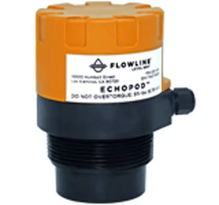 Produktfoto 1 von Flowline US01 Reflektierender Ultraschall-Füllstandsensor Pegelmesser mit 1.2 m Kabel Horizontal, Vertikale