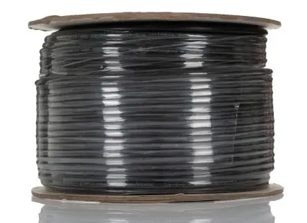 Produktfoto 1 von RS PRO DEF STAN Mehrkern-Industriekabel, 4-adrig 0.22mm² Schwarz Geschirmt, 100 m, Polyvinylchlorid