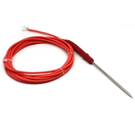 Produktfoto 1 von Prosensor Pt100 Temperatursensor Edelstahl Ø 5 mm 3 x 150 mm Class A, -50 °C → 250 °C, 3 m Leitung
