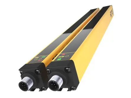 Produktfoto 1 von TE Connectivity 2437979 Lichtvorhang Strahlabstand 14 mm Empfänger Typ PL e Typ 4 45-Strahl, Schutzhöhe 460 mm