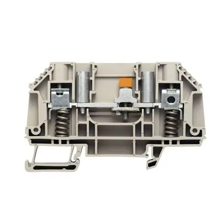 Produktfoto 1 von Weidmüller WTI Prüftrennklemmenblock 1 Dunkelbeige, 6mm², 630V Schraubbefestigung IECEx/ATEX