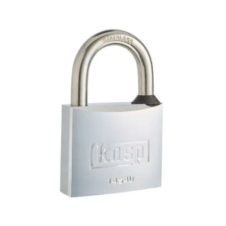 Kasp Stahl Vorhängeschloss Schlüssel Wetterfest gleichsperrend, Bügel-Ø 28 mm x 29 mm 50mm