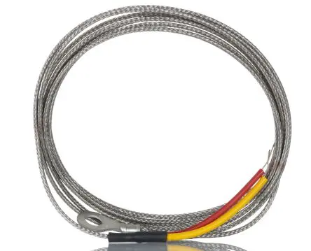 RS PRO Washer Thermocouple Edelstahl Unterlegscheibe-Thermoelement Typ K, Ø 6 mm x 2 m → 350 °C