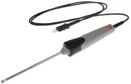 Produktfoto 1 von Testo Temperatursensor, Typ K x 115 mm Luft, Ø 4 mm, max.Temp 400 °C, ISO-kalibriert