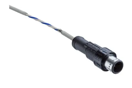 Produktfoto 1 von Amphenol Industrial M12, 2-polig Sensor-Betätigungselementkabel, Länge 2 m