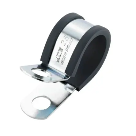 Produktfoto 1 von JCS Zink Schwarz Verzinkter Weichstahl P-Schellen, Ø 44 mm, x 20mm