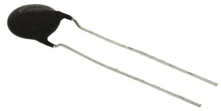 Produktfoto 1 von TDK B57235S0M0 Thermistor 5 Ω, NTC, 60 s 6 mm 9.5 mm, Einschaltstrombegrenzung 6 mm, Toleranz 20 %, 1800 mW