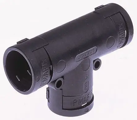 Produktfoto 1 von PMA VTD Polyamid 6 Kabelrohr Befestigung Kabelrohr 36 mm Schwarz Schwarz-Finish IP66