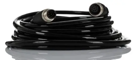 Produktfoto 1 von RS PRO CDF12S, 8-polig Sensor-Betätigungselementkabel, Gerade Buchse 8 / Gerade Stecker, Länge 2 m