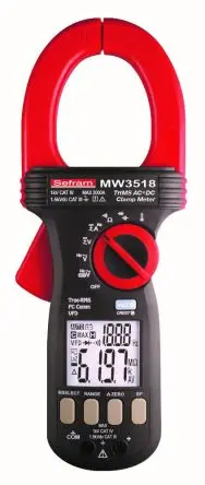 Sefram MW3518 Stromzange AC/DC-Stromzange 200 A ac Geschlossen 1000 V ac, 1000 V dc / 2000 A dc, 60 kΩ