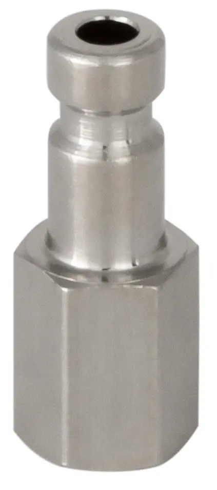 Produktfoto 1 von RS PRO Pneumatische Schnellsteckkupplung Messing Buchse, Metrisch, Einzel-Absperrung (eine Seite mit Ventil)