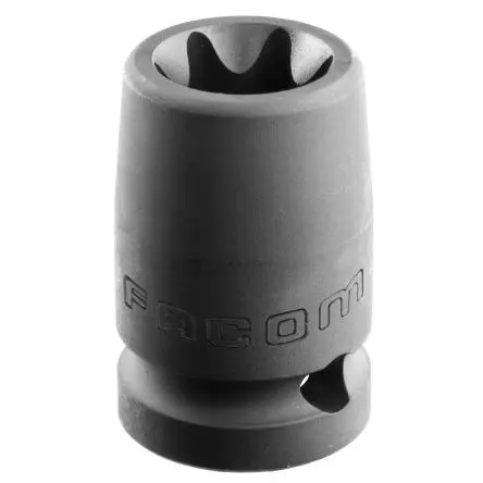 Produktfoto 1 von Facom 1/2 in, 21.84 mm Standard-Steckschlüssel Schlag-Steckschlüssel lang Chrom-Molybdän-Stahl, 40mm