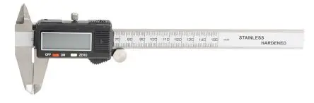 Produktfoto 1 von RS PRO 150 mm Digital Digital Metrisch Messschieber / ±0.03 mm 0.03 mm