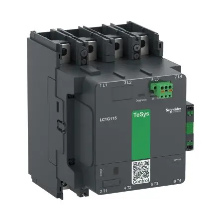 Produktfoto 1 von Schneider Electric TeSys F LC1G115 Leistungsschütz 100 → 250 V ac/dc-Spule, 4 -polig / 250 A 4NO Lastverteiler
