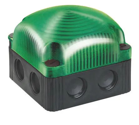 Produktfoto 1 von Werma 853 LED Signalleuchte 48V Grün Wand, Basis x 72 mm IP65