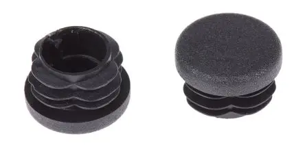 Produktfoto 1 von Rose+Krieger Polyethylen Runde Endkappe Schwarz