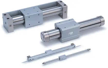 Produktfoto 1 von SMC Doppeltwirkend Pneumatischer Linearachsen-Antrieb 3 m 7 bar 25 mm