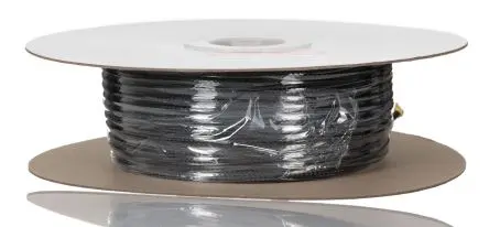RS PRO Kabelbinder Schwarz Polyethylenterephthalat für Kabel-Ø 3 mm, Kabel ø 7 mm, Länge 100m Umflochten Dehnbar