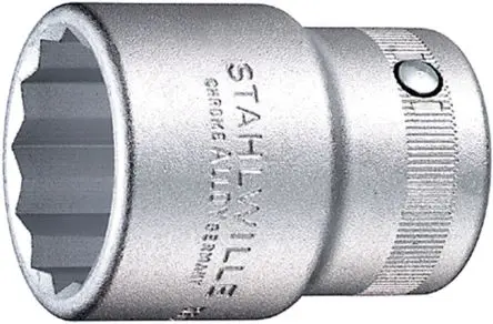 Produktfoto 1 von STAHLWILLE 4018754009350 3/4 in Vierkant, Stahl, Länge 55mm