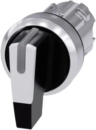 Produktfoto 1 von Siemens SIRIUS ACT 3SU10 Wählschalterkopf Beleuchtet 3-Positionen 22 mm Rastend