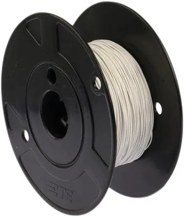 Produktfoto 1 von TE Connectivity FlexLite Schaltdraht 100 m Weiß 19 Litzen Polyolefin