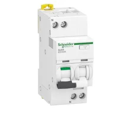 Produktfoto 1 von Schneider Electric Acti9 iDD40K FI/LS-Schalter (RCBO) 25A, 1-polig Typ C, Empfindlichkeit 30 mA