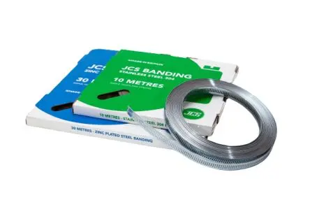 Produktfoto 1 von JCS Edelstahl 304 Schlauchschellen-Banderolen, 1 Stück 13 mm