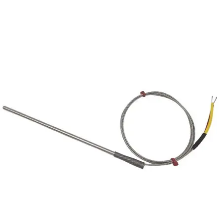 Produktfoto 1 von RS PRO Probe Thermocouple Edelstahl Hochleistungsthermoelement Typ K, Ø 4.5 mm x 150 mm 60 °C → 350 °C