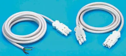 Produktfoto 1 von Wieland GST18i3 Beleuchtungssteckverbinder, Panel Stecker/Buchse, Kabel assembliert, Schraubbefestigung 16A, Kontakte: 3