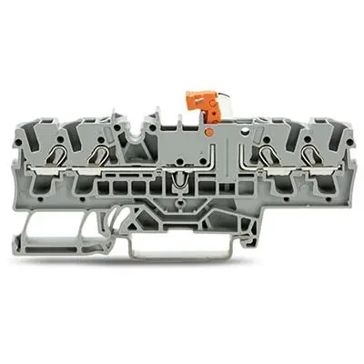 Produktfoto 1 von WAGO TOPJOB S Anschlussklemmenblock DIN-Schiene 1 Grau, 2.5mm², 300V Zugfederklemme ATEX, EAC Ex, IECEx