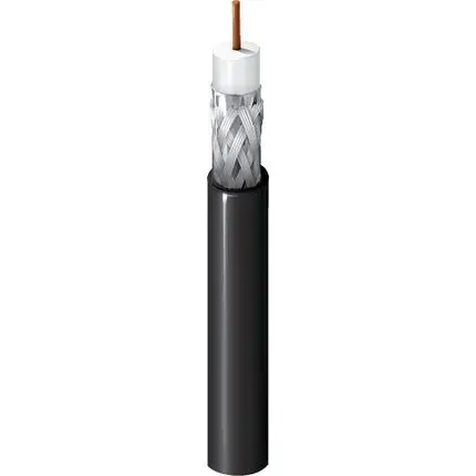 Produktfoto 1 von Belden 7807A RG58 Koaxialkabel, Verlegekabel, 50 Ω, 152 m, Aussen ø 0.195 Zoll Außen-ø , Schwarz
