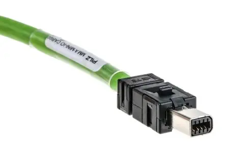 Produktfoto 1 von Pilz PNOZ Ethernet-Kabel, 5 m, Grün 8 Geflecht Geschirmt, Aussen ø 6 mm Außen-ø , Polyurethan