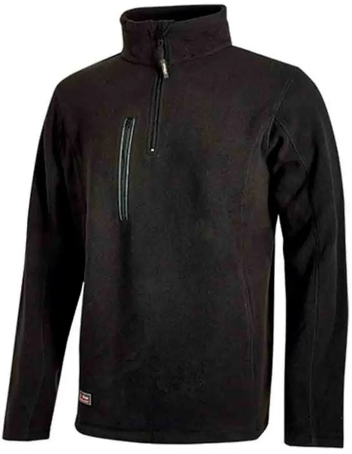 Produktfoto 1 von UPower BERING Herren Sweatshirt, 100 % Polyester Schwarz, Größe 2XL