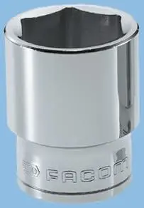 Facom 1/2 in 6-Kant Buchse SW 25 mm Vierkant x 16.5mm