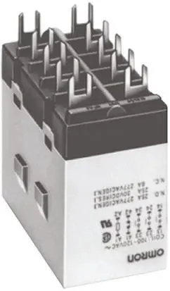 Omron G7J Leistungsrelais 24V dc Spule Dreipoliger Umschalter Leiterplattenmontage 25A 288 Ω 2 W