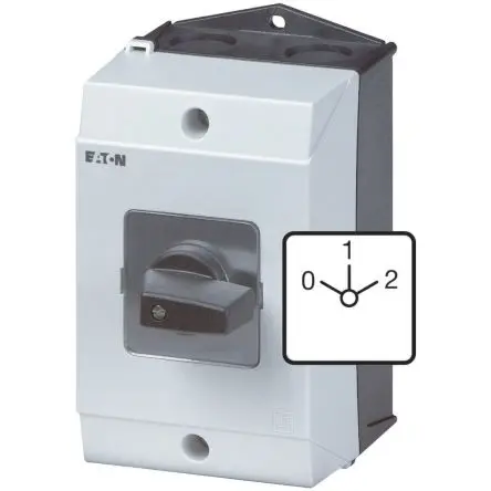 Produktfoto 1 von Eaton Eaton Moeller Nockenschalter 32 A, 3-Stufen Kurzer Daumengriff Schraube, 60 °-Wurfwinkel