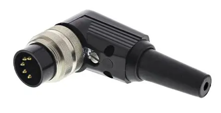 Produktfoto 1 von Lumberg WSV M16 DIN-Stecker gewinkelt 5-polig, DIN EN 60529, 250V ac 5A IP40 Kabel, Mit Gewinde Stecker