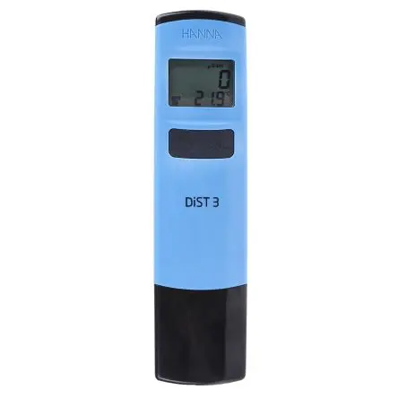 Produktfoto 1 von Hanna Instruments Leitfähigkeitstester, 0μS/cm bis 1999μS/cm, ±2 % Batterie 1 μS/cm