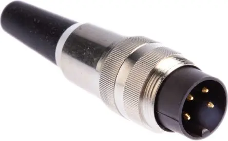 Produktfoto 1 von Lumberg SV M16 DIN-Stecker Gerade 4-polig, DIN EN 60529, 250V ac 5A IP40 Kabel, Schrauben Stecker