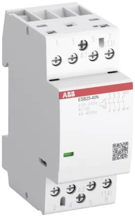 Produktfoto 1 von ABB ESB25 Schütz 48V-Spule, 4-polig, 400V ac / 25 A 48V 17.3 kW 4 Schließer Sicherheit