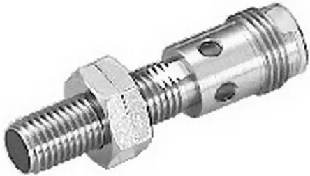 Produktfoto 1 von Omron E2A M8 Induktiver Näherungssensor, Gewinderohr PnP / 200mA 1 mm, IP67 32 V dc