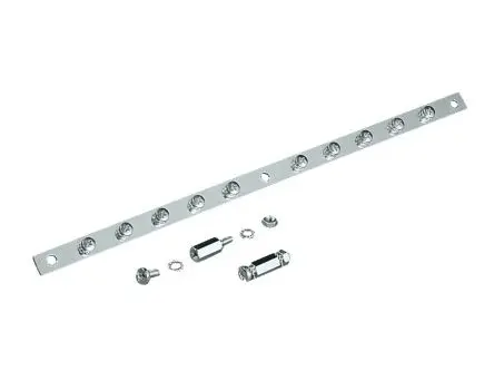 Produktfoto 1 von Rittal EMV-Abschirmbus Stahl, für Kabelabschirmungskontakt PS 550 mm 550mm