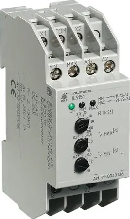 Produktfoto 1 von Dold IL 9151 Überwachungsrelais, 2 Wechsler - 15mA, DIN-Hutschiene, 24 V dc, 230V ac