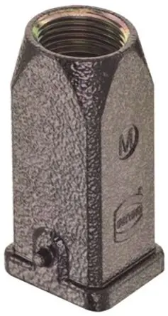 Produktfoto 1 von HARTING 1937 Kappe für robusten Stromversorgungsstecker 1 Hebel 1 3A Steckverbinderkappe, IP67, IP65